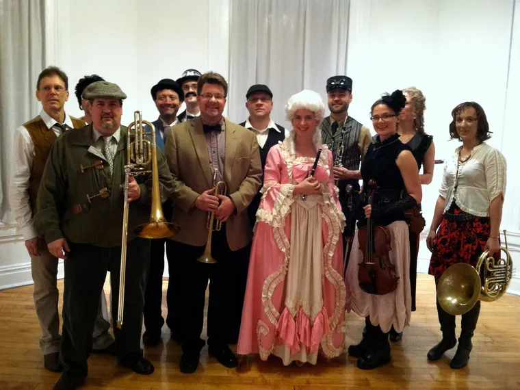 Atlantic Chamber Ensemble in costume for a themed concert